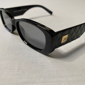 LeSpecs UnReal Quilted Sunglasses